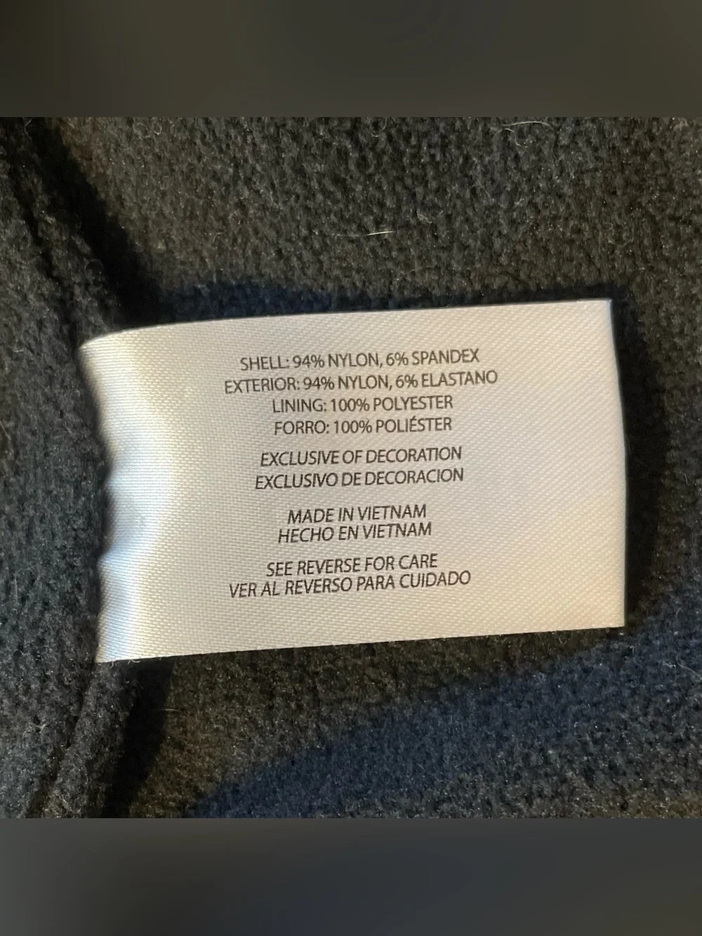 Orvis Fleece Lined Pants Mens 34x29 Black Outdoor Hike Nylon Stretch Cargo Warm